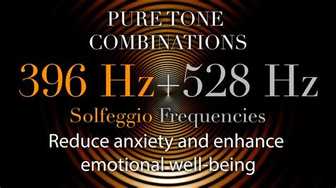 Hz Hz Pure Tone Solfeggio Frequencies Combined To Reduce