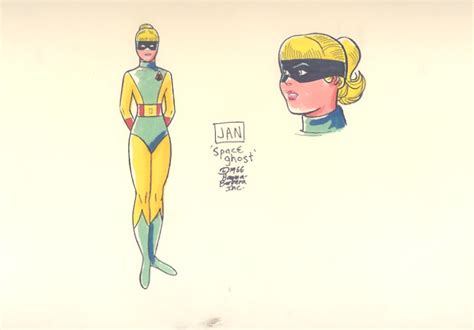 Space Ghost Model Sheet - ID:0134space05 | Van Eaton Galleries