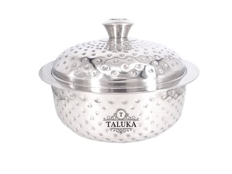 Taluka Exports Stainless Steel Insulated Hammered Casserole For Home Rs 350 Id 19629753830