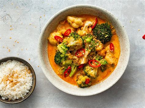 Thaise Rode Curry Met Gewokte Groenten Conimex Nl Recept Groenten