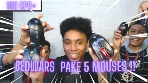 Minecraft Bedwars Tapi Aku Pake Mouses Cps Youtube