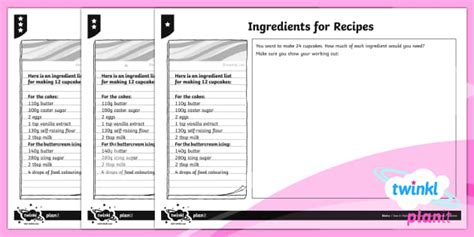 Planit Y6 Ratio And Proportion Home Learning Tasks Twinkl