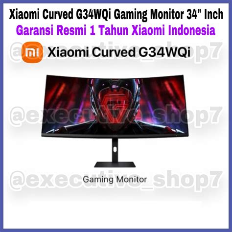 Jual Curved G34WQi Gaming Monitor 34 Inch Garansi Resmi 1 Tahun