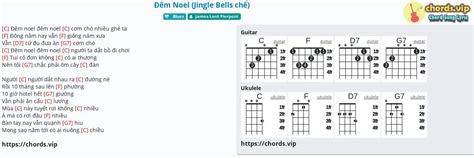 Hợp âm Đêm Noel Jingle Bells Chế James Lord Pierpont Cảm âm Tab