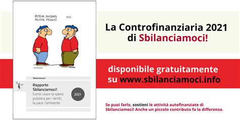 La Controfinanziaria 2021 Di Sbilanciamoci Lunaria