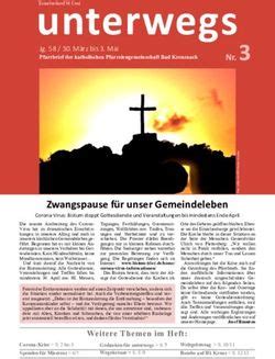 Unterwegs Jg M Rz Bis Mai Pfarrbrief Der Katholischen