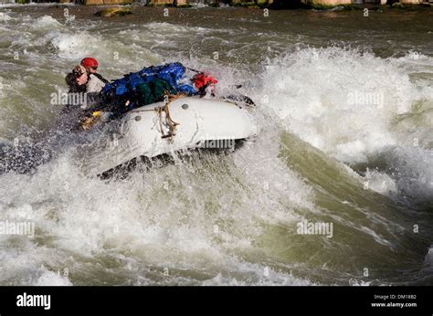 Rafting through white water rapids in the Grand Canyon Stock Photo - Alamy