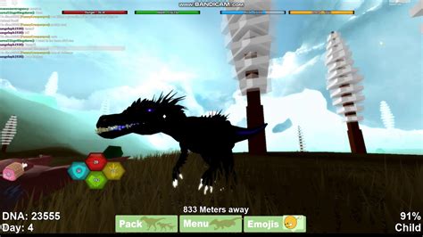 Growing Albino Terror Roblox Dinosaur Simulator Youtube