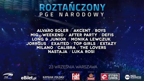 Roztańczony PGE Narodowy 2017 już jutro Transmisja w TV bilety lista