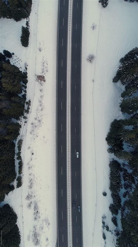 Autobahn In Winter By Stocksy Contributor Rolfo Stocksy