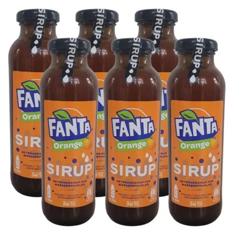 6 X FANTA Sirup 30L Softdrink 6 x 330 ml für Wassersprudler Fanta ...