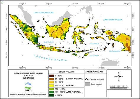 Analisis Curah Hujan Dan Sifat Hujan Bulan Juni Bmkg