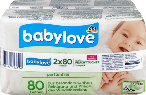 babylove babylove sensitive Feuchttücher 2x80St 160 St dauerhaft