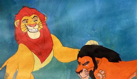 Mufasa and Scar by victoria9578 on DeviantArt