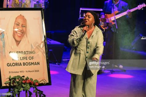 Brenda Mtambo At The Memorial Service Of Gloria Bosman At Soweto