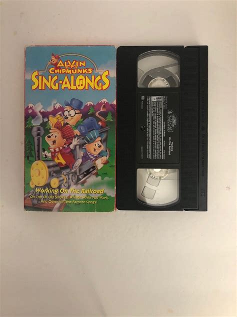 Vhs Alvin And The Chipmunks Sing Alongs Working On The Railroad Tested