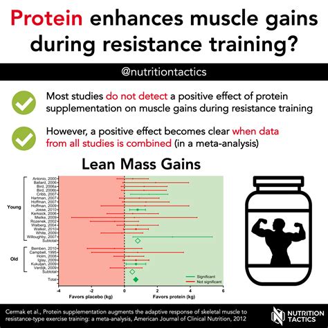 Protein Enhances Muscle Mass Gains During Resistance Training