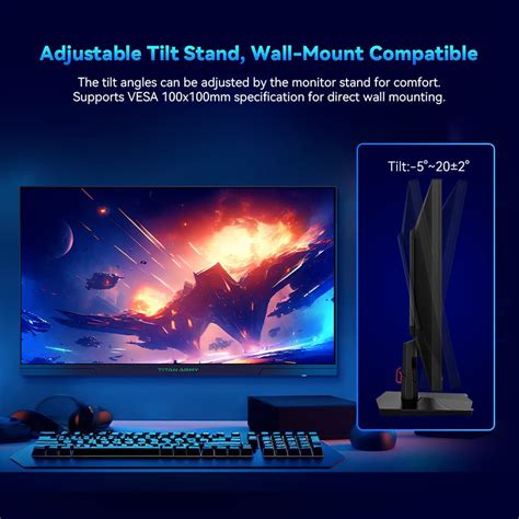 TITAN ARMY P27GR Fast IPS QHD 180Hz Gaming Monitore