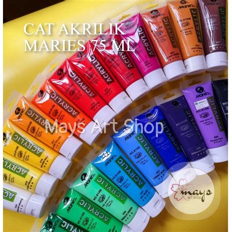 Jual Cat Akrilik Maries Ml Marie S Acrylic Paint Ml Cat Lukis