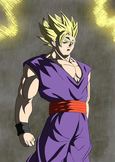 Dragonballsuper Dragonballsuperfanart Dragonballsupersuperhero Gohan Gohanssj Gohanfanart