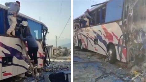 Video Autobús Con Peregrinos De Michoacán Que Iban A Chalma Choca En Edomex Hay 19 Muertos Y