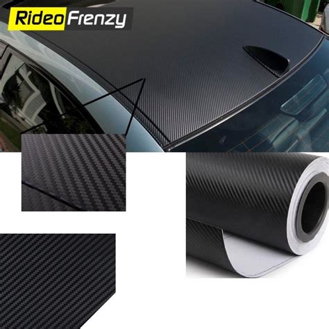 Buy Best Quality 3D Carbon Fiber Roof Wrap Sheet | Bubble Free