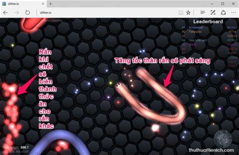 Chơi game Rắn săn mồi Slither.io Online, vui vẻ, gây nghiện