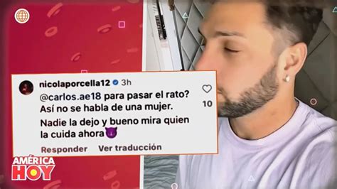 Nicola Porcella Defiende A Flavia Laos Y Revela C Mo Termin Su Romance