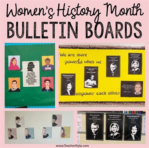 Women S History Month Bulletin Boards Nyla S Crafty Teaching