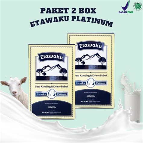 Jual PAKET 2 BOX HEMAT Susu ETAWAKU PLATINUM Susu Kambing Etawa Asli