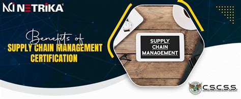 Benefits Of Supply Chain Management Certification Supply Chain