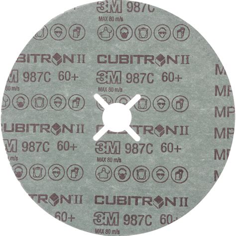 M C Fibre Disc X Mm Round Hole P Cubitron Ii