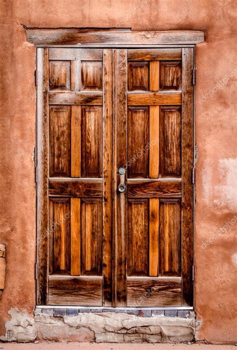 Mexican Doors Santa Fe Colorful Doors Of Santa Fe Nm — Stock Photo