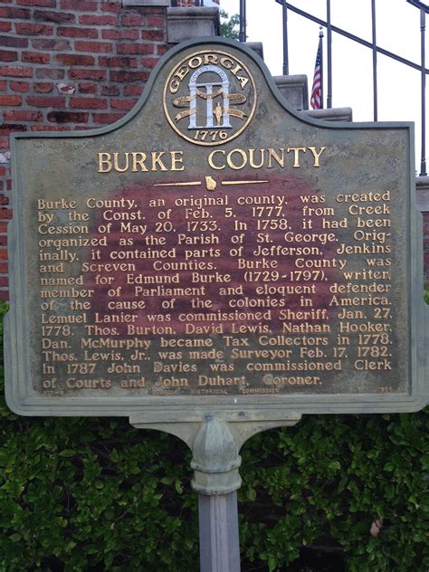 Burke County Courthouse Sign In Waynesboro Georgia In 2020 Georgia