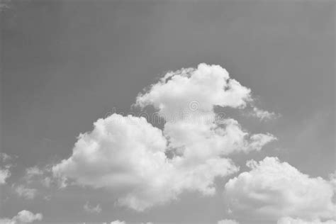 Gray Sky With White Clouds Beautiful Sky Background And Wallpaper