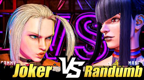 SF 6 Joker Cammy VS Randumb Manon Street Fighter 6 High LVL