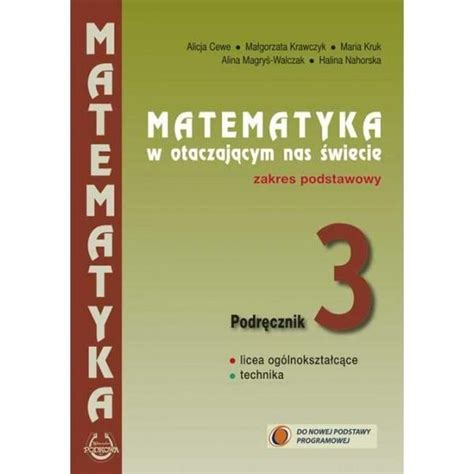 MATEMATYKA w otaczającym nas świecie 3 Podręcznik Zakres podstawowy