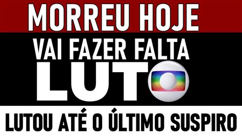 LUTO NA MÚSICA MORREU AGORA POUCO QUERIDO CANTOR QUE SE ETERNIZOU PELO