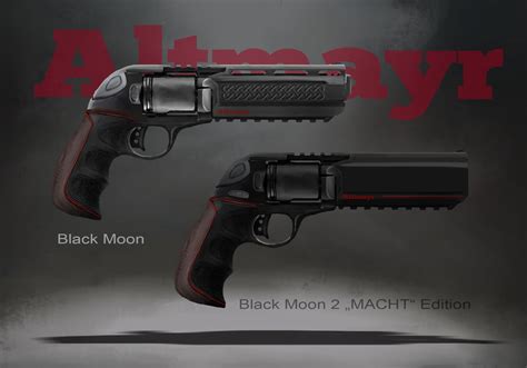 Shadowrun Altmayr Black Moon Revolver By Raben Aas On Deviantart