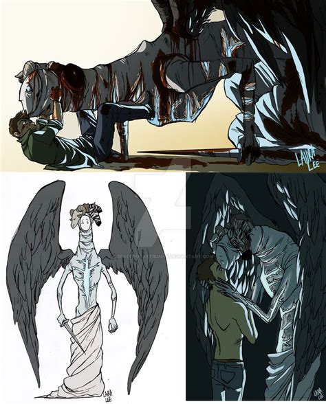 True Form Castiel Concept By Spacerocketbunny On Deviantart Supernatural Angels Supernatural