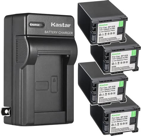 Amazon Kastar 4 Pack BP 828 Battery And AC Wall Charger