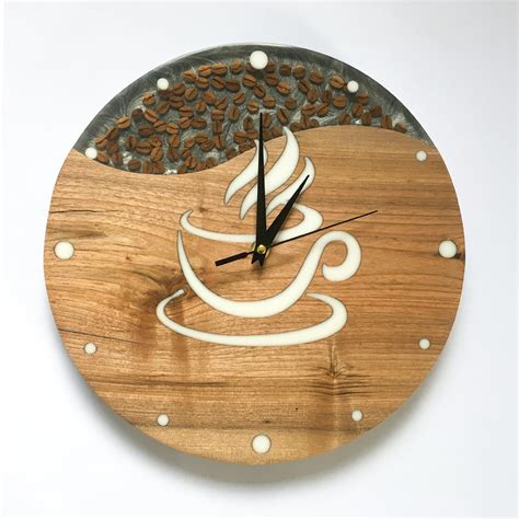 Epoxy Resin Wall Clock Etsy