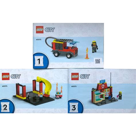 Lego Fire Station And Fire Engine Set 60375 Instructions Brick Owl Lego Marketplace