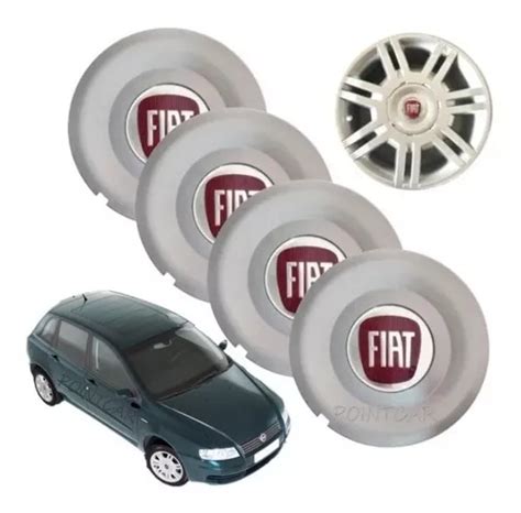 Kit Calotinhas Centrais Roda Original Fiat Stilo Ou Idea Mercadolivre