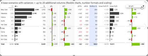 Zebra Bi Tables Custom Visual For Financial Reporting In Power Bi