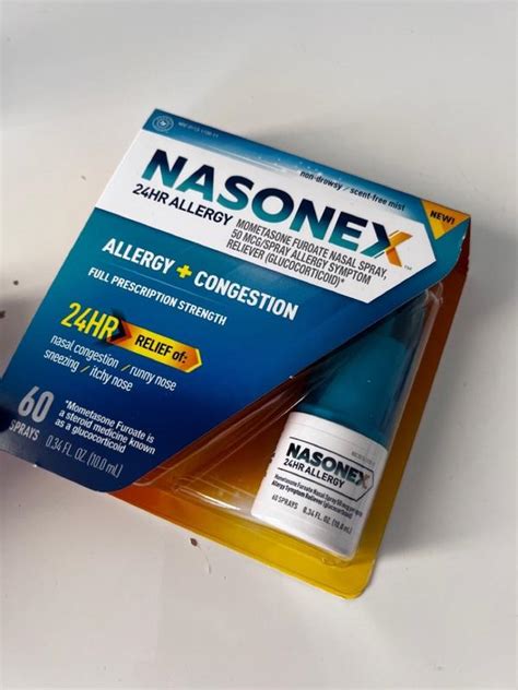 Nasonex 24hr Allergy Nasal Spray Allergy Congestion