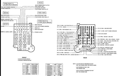 1989 Chevy Suburban Wiring Diagram