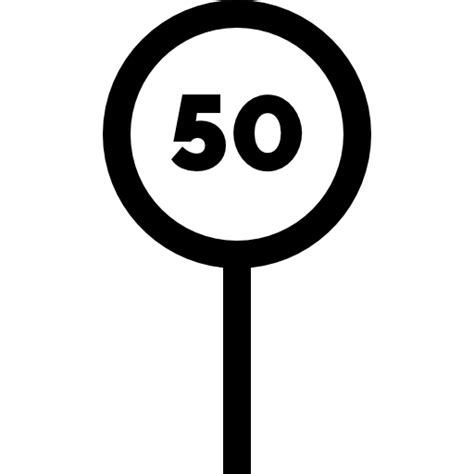 Speed Limit Free Signs Icons