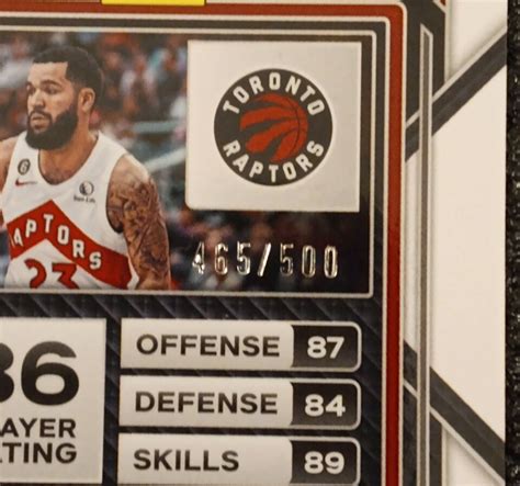 Prizm Nba Monopoly Gold Shimmer Fred Vanvleet Raptors