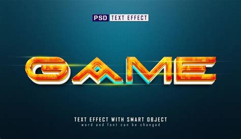 Premium PSD Epic Realism Elegant 3d Text Effect For Immersive Gaming